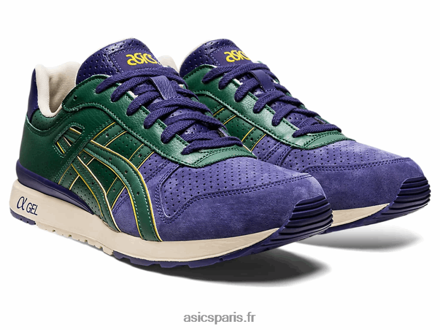 Hommes Asics gt-ii BXL8B2777 violet mat/vert chasseur