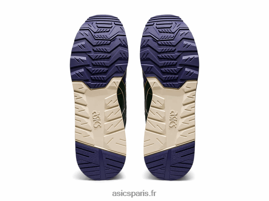 Hommes Asics gt-ii BXL8B2777 violet mat/vert chasseur
