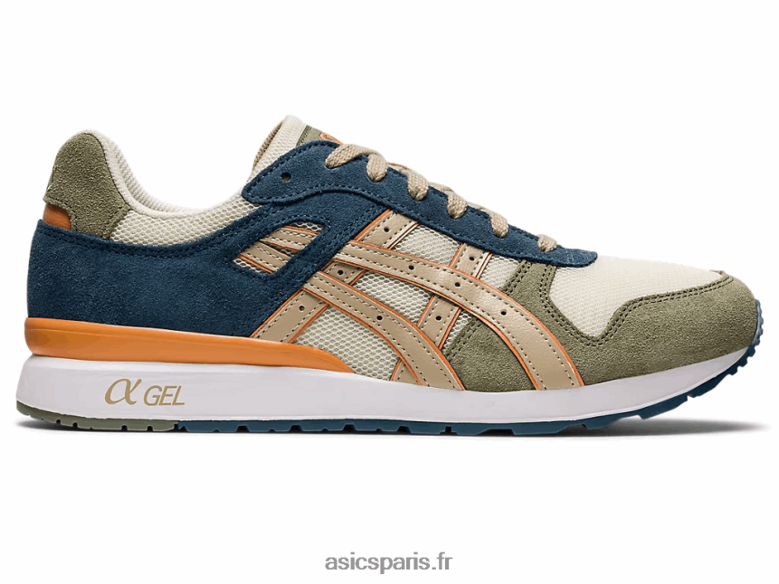 Hommes Asics gt-ii BXL8B2981 crème/gris plume