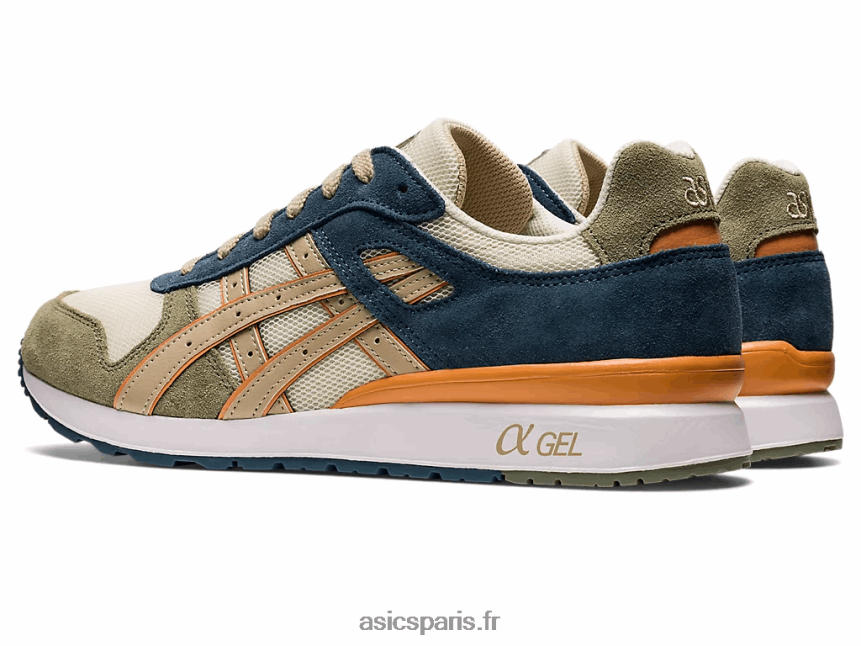 Hommes Asics gt-ii BXL8B2981 crème/gris plume