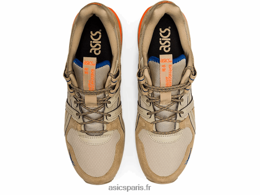 Hommes Asics gt-ii re BXL8B21119 mastic/orange choquante
