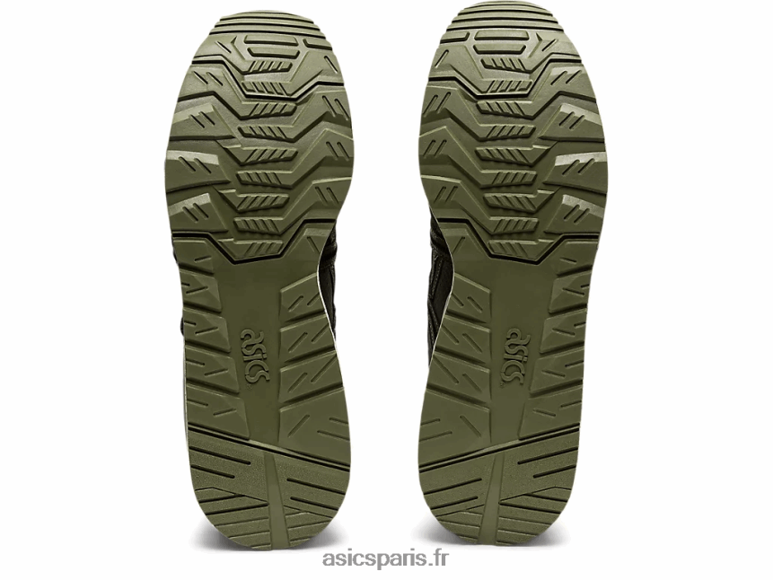 Hommes Asics gt-ii re BXL8B21259 toile olive/habanero