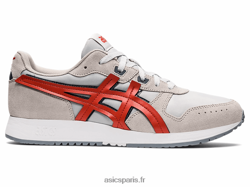 Hommes Asics lyte classique BXL8B21335 gris glacier/argile rouge