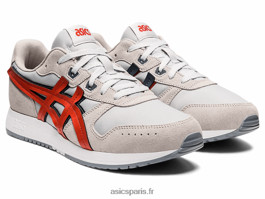 Hommes Asics lyte classique BXL8B21335 gris glacier/argile rouge