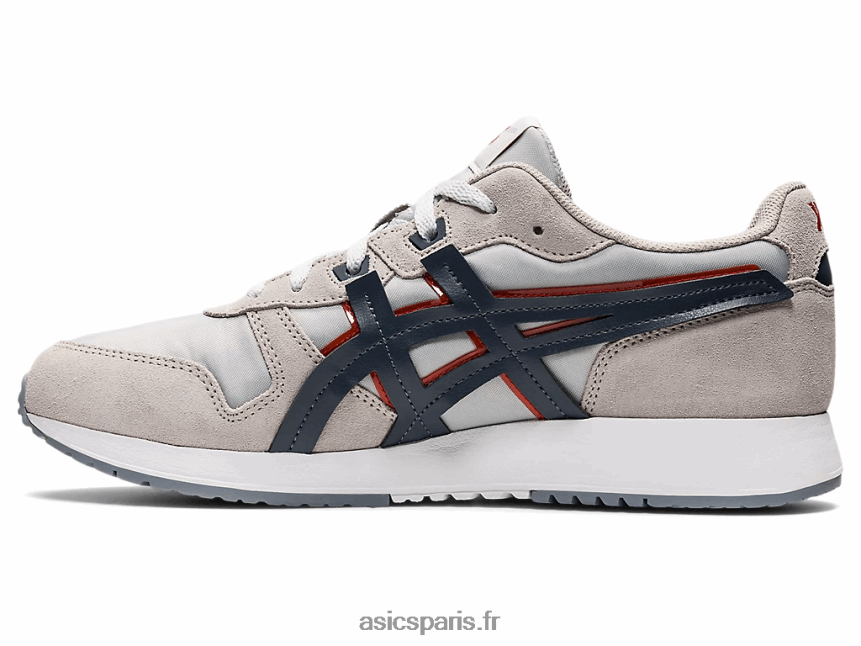 Hommes Asics lyte classique BXL8B21335 gris glacier/argile rouge