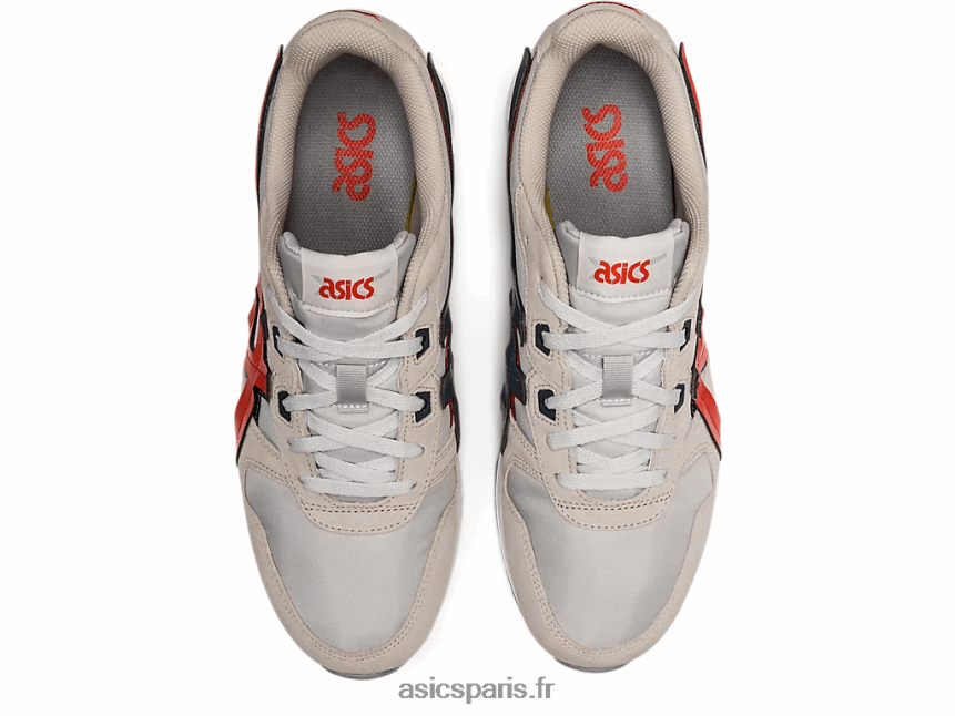 Hommes Asics lyte classique BXL8B21335 gris glacier/argile rouge