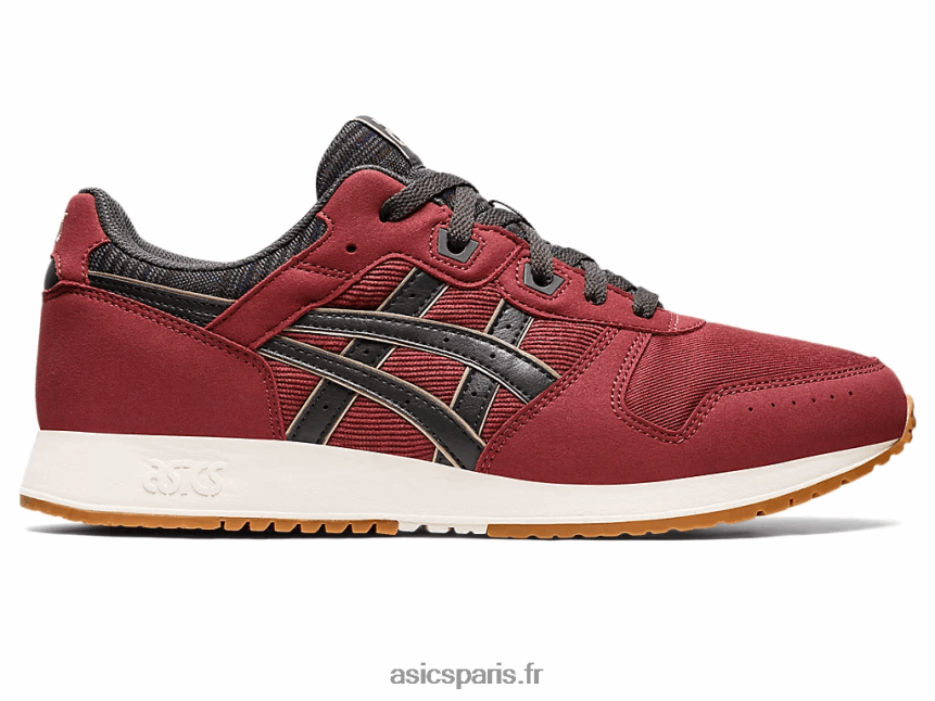 Hommes Asics lyte classique BXL8B2732 poitrine rouge/gris obsidienne