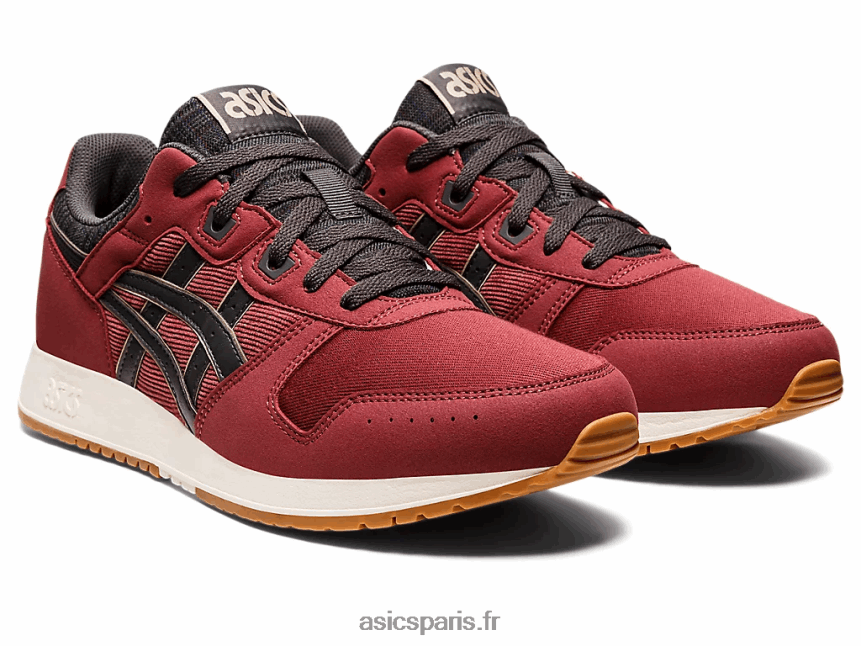 Hommes Asics lyte classique BXL8B2732 poitrine rouge/gris obsidienne