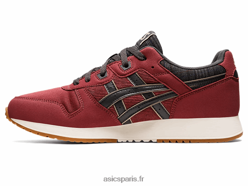 Hommes Asics lyte classique BXL8B2732 poitrine rouge/gris obsidienne