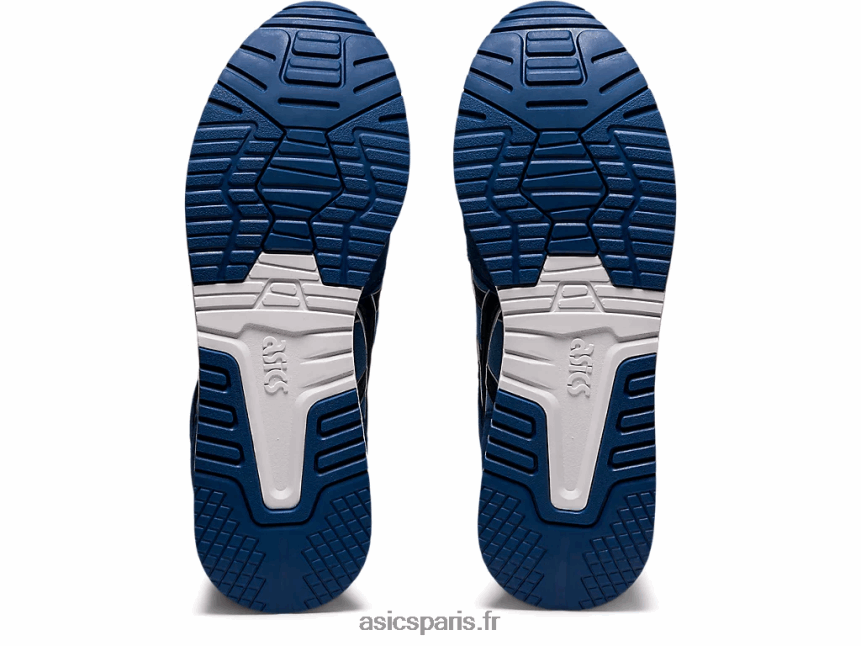 Hommes Asics lyte classique BXL8B2990 fil gris/bleu français