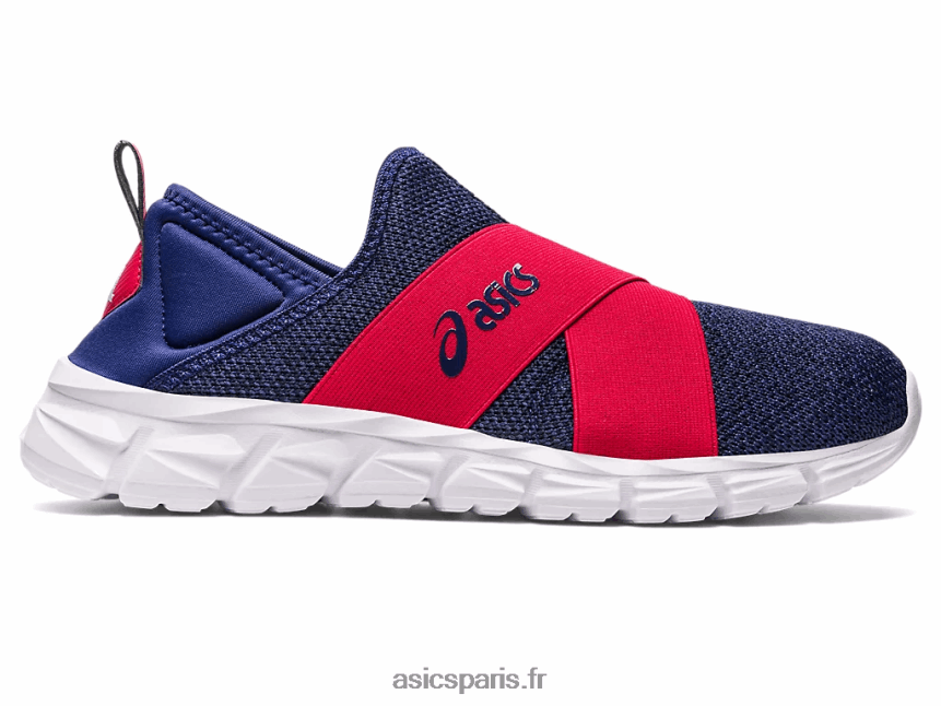 Hommes Asics quantum lyte slip-on BXL8B21237 bleu indigo/rouge vitesse