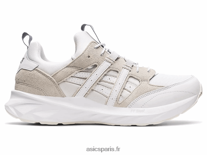 Hommes Asics tarther blast re BXL8B21298 blanc/gris glacier