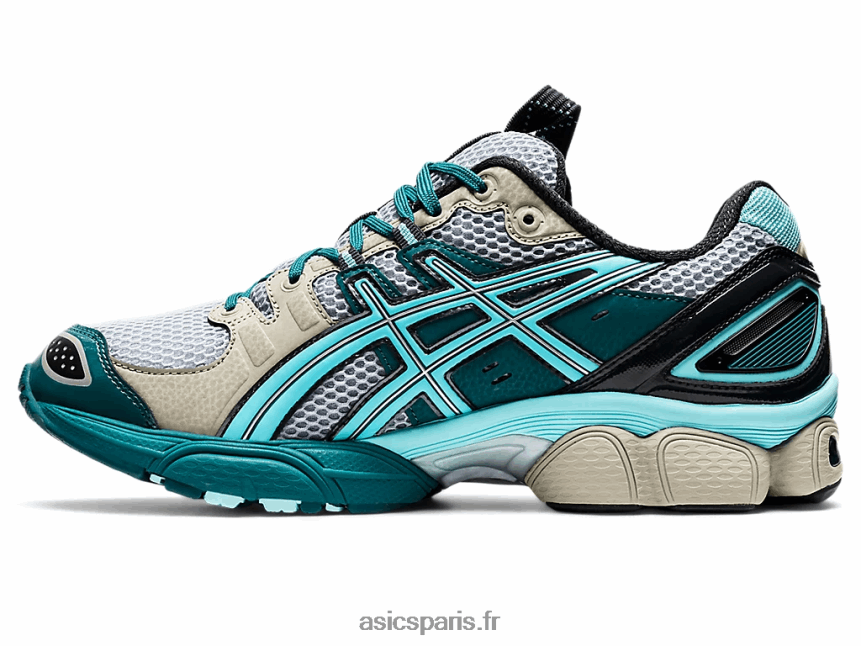 Hommes Asics ub3-s gel-nimbus 9 BXL8B21251 gris piémont/bleu aruba