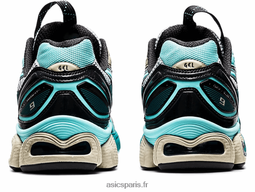 Hommes Asics ub3-s gel-nimbus 9 BXL8B21251 gris piémont/bleu aruba