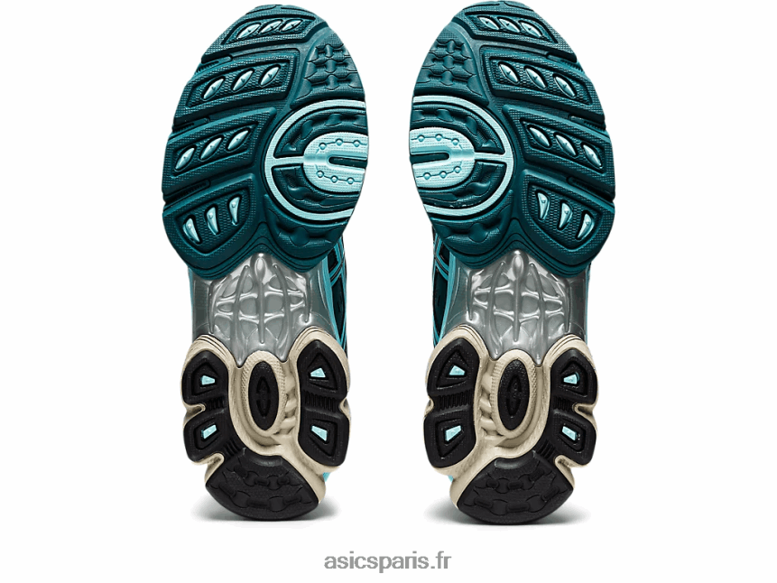 Hommes Asics ub3-s gel-nimbus 9 BXL8B21251 gris piémont/bleu aruba