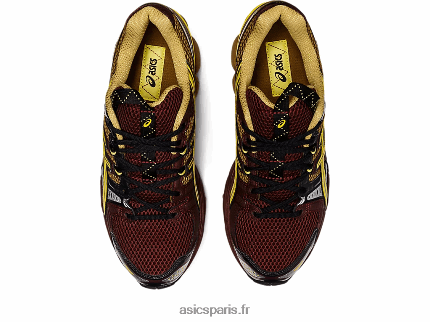 Hommes Asics ub3-s gel-nimbus 9 BXL8B21252 rhum raisin/éclat vert