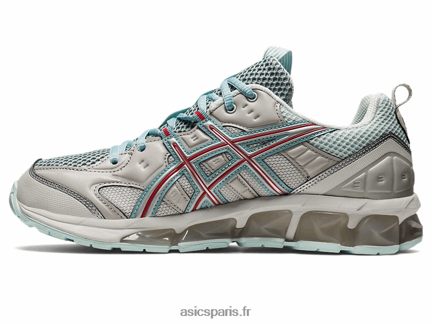 Hommes Asics us3-s gel quantique 360 ​​vii kiso BXL8B2752 gris glacier/cayenne
