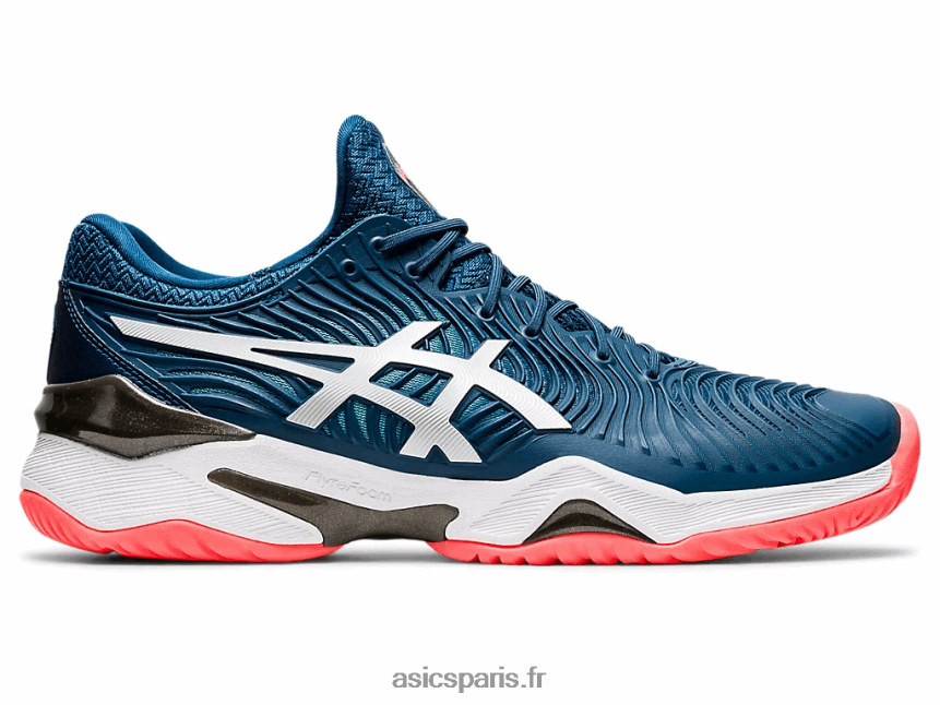 Hommes Asics cour ff 2 BXL8B22065 mako bleu/blanc