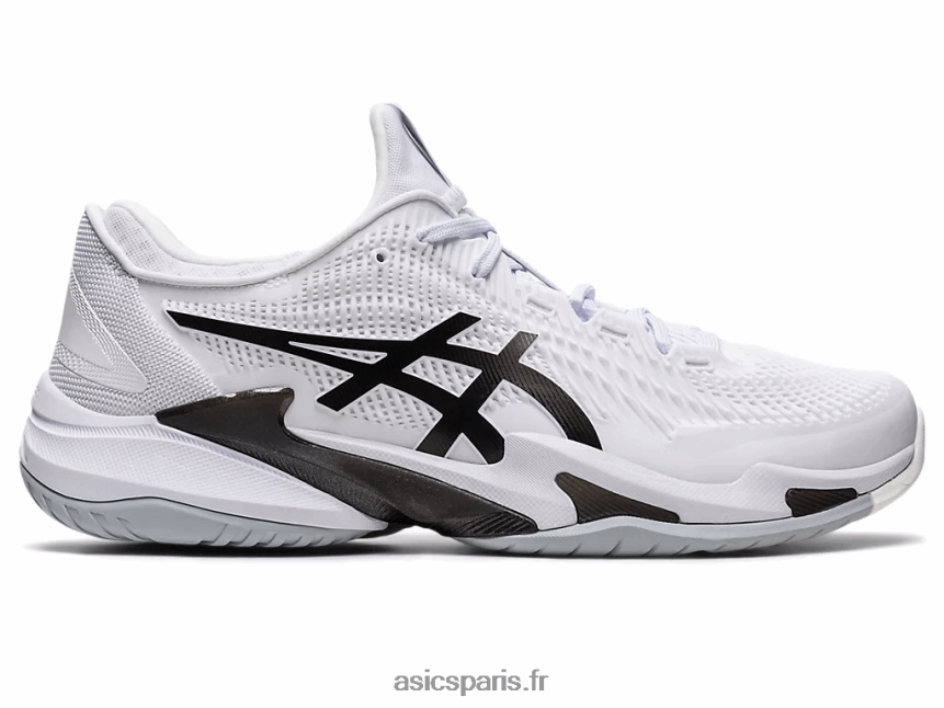 Hommes Asics cour ff 3 BXL8B2384 blanc noir