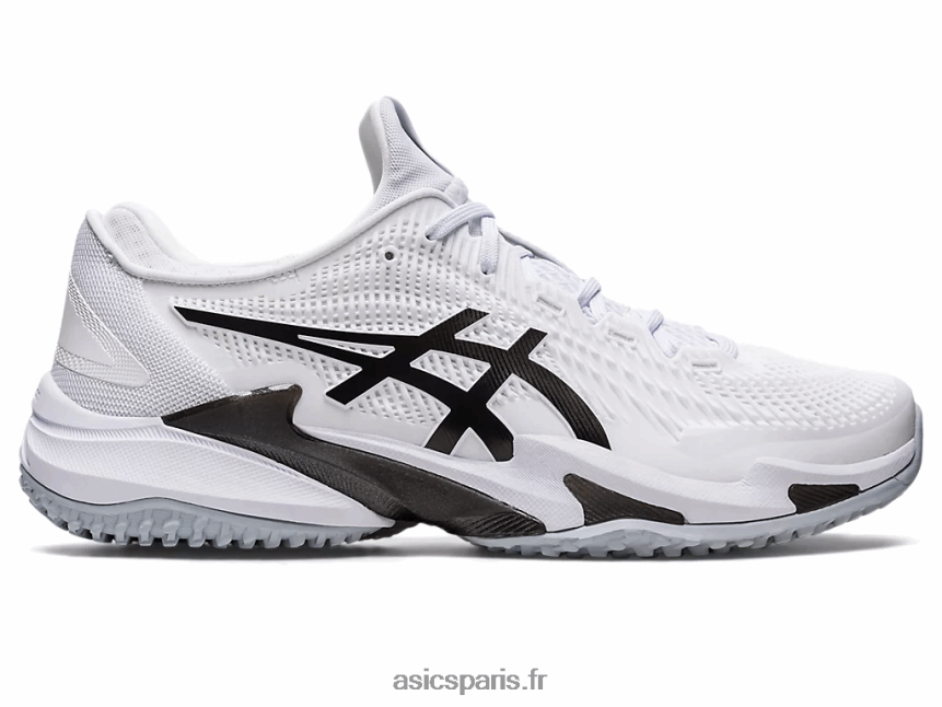 Hommes Asics cour ff 3 oc BXL8B2529 blanc noir