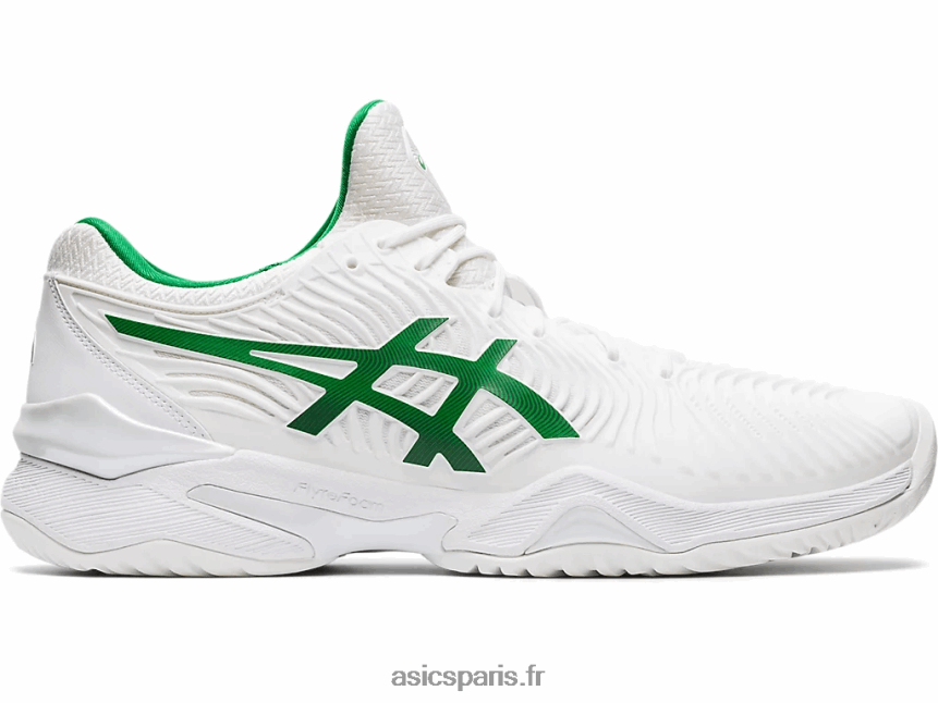 Hommes Asics court ff novak BXL8B22063 blanc vert
