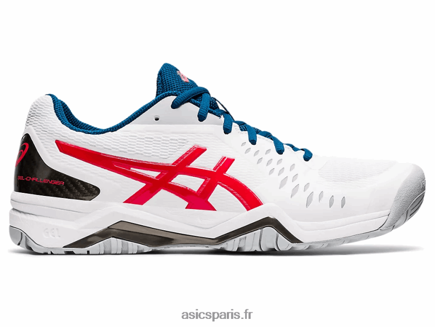 Hommes Asics gel-challenger 12 BXL8B21949 blanc/rouge classique