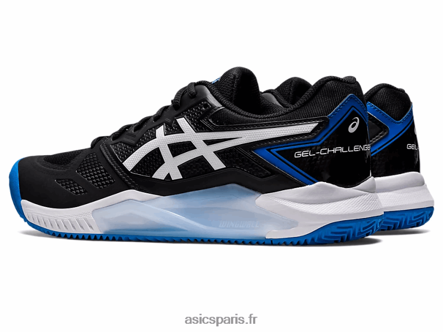 Hommes Asics gel-challenger 13 argile BXL8B21129 noir/bleu électrique
