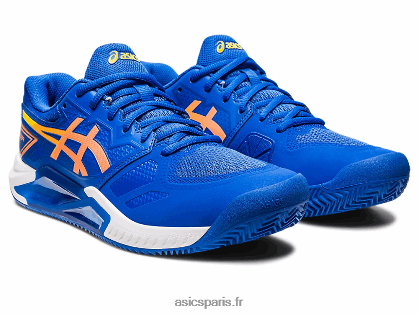 Hommes Asics gel-challenger 13 argile BXL8B2138 bleu thon/pêche soleil