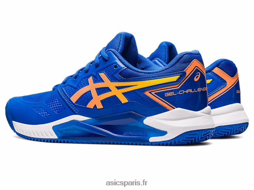 Hommes Asics gel-challenger 13 argile BXL8B2138 bleu thon/pêche soleil