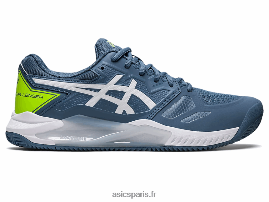 Hommes Asics gel-challenger 13 argile BXL8B2430 bleu acier/blanc