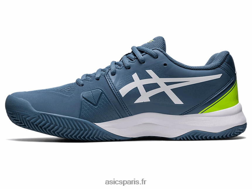 Hommes Asics gel-challenger 13 argile BXL8B2430 bleu acier/blanc