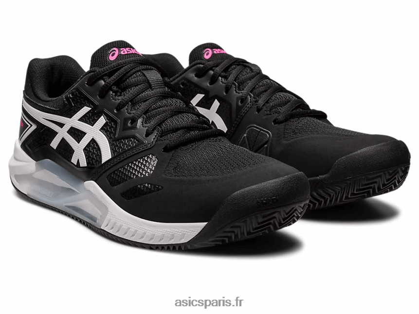 Hommes Asics gel-challenger 13 argile BXL8B2553 noir/rose vif