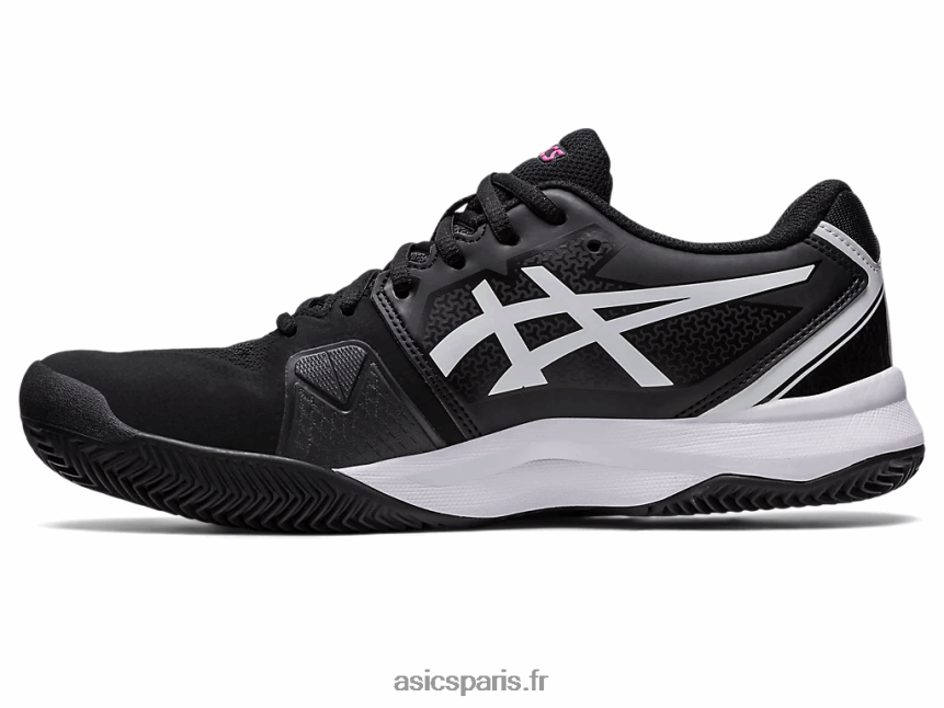 Hommes Asics gel-challenger 13 argile BXL8B2553 noir/rose vif