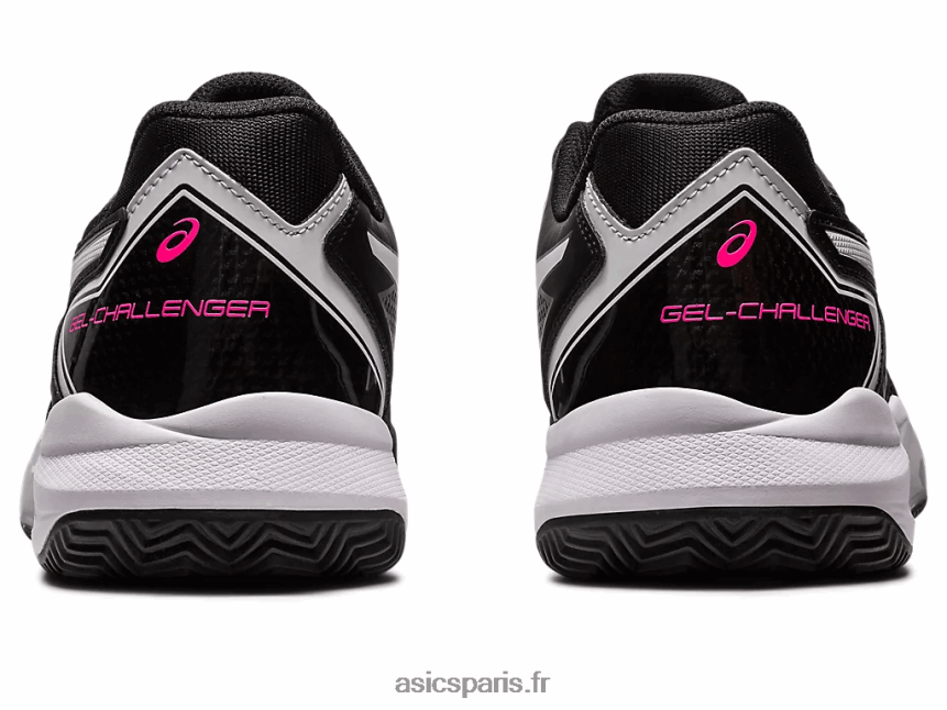 Hommes Asics gel-challenger 13 argile BXL8B2553 noir/rose vif