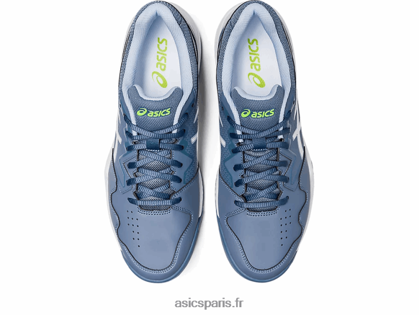 Hommes Asics gel-dédié 7 BXL8B2412 bleu acier/blanc