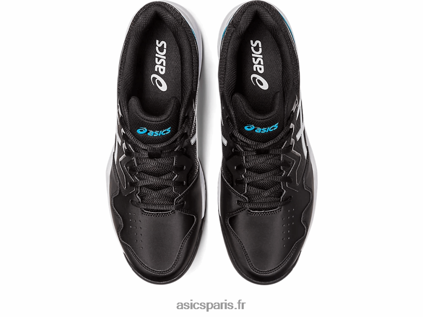 Hommes Asics gel-dédié 7 BXL8B2433 noir/bleu île