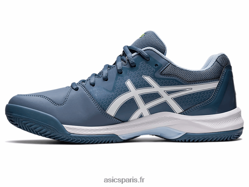Hommes Asics gel-dedicate 7 argile BXL8B2483 bleu acier/blanc