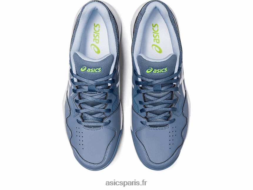 Hommes Asics gel-dedicate 7 argile BXL8B2483 bleu acier/blanc