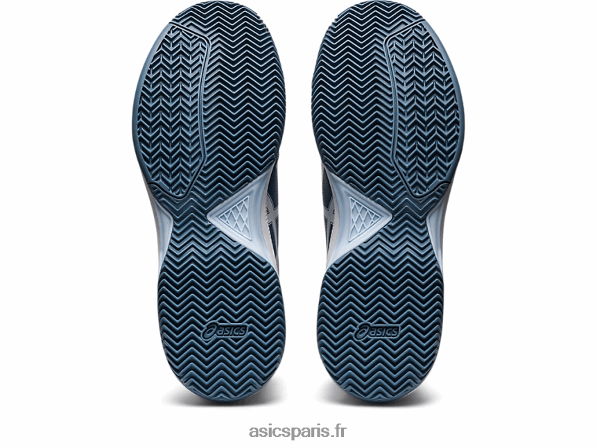 Hommes Asics gel-dedicate 7 argile BXL8B2483 bleu acier/blanc