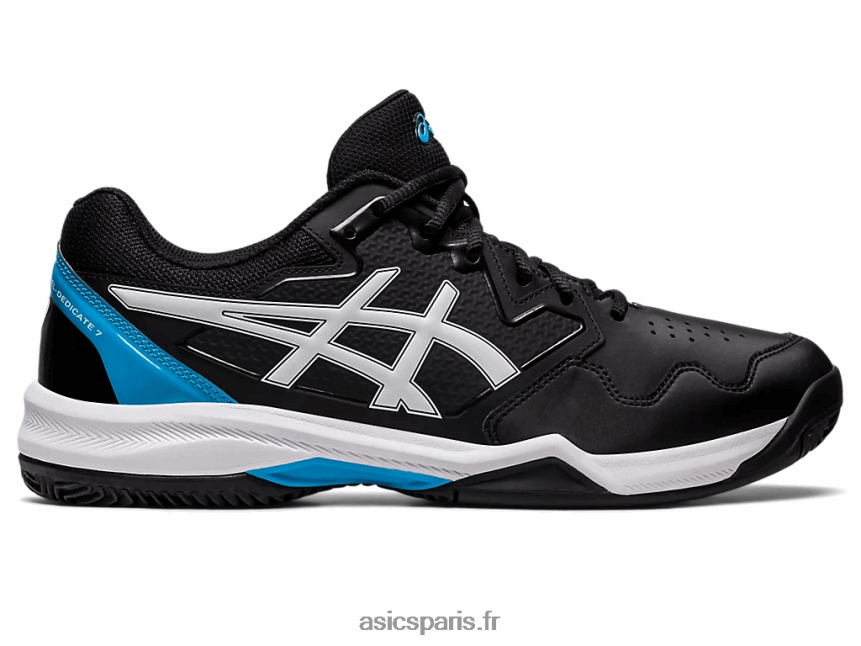 Hommes Asics gel-dedicate 7 argile BXL8B2494 noir/bleu île