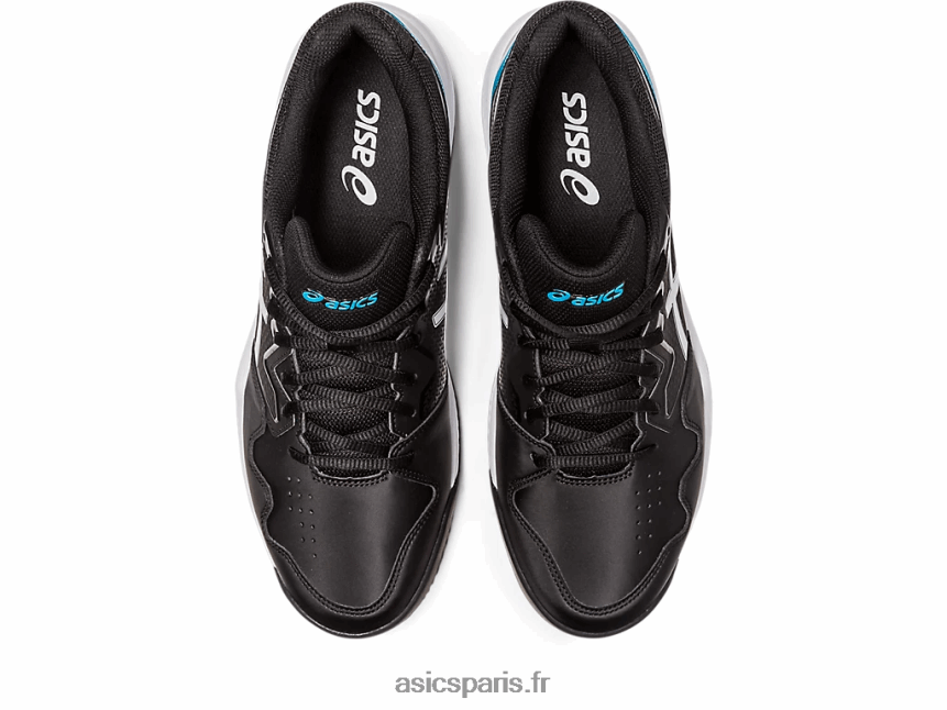 Hommes Asics gel-dedicate 7 argile BXL8B2494 noir/bleu île