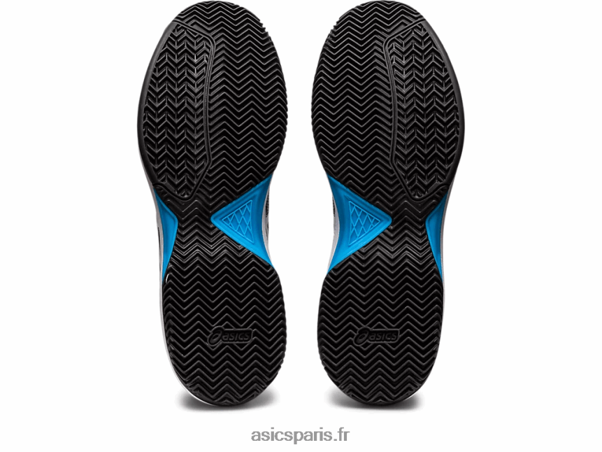 Hommes Asics gel-dedicate 7 argile BXL8B2494 noir/bleu île