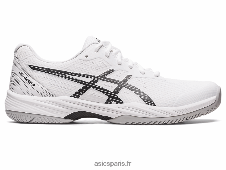 Hommes Asics gel-jeu 9 BXL8B2440 blanc noir