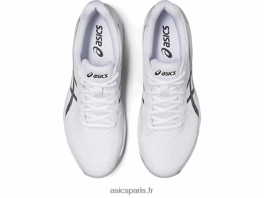 Hommes Asics gel-jeu 9 argile/oc BXL8B2432 blanc noir