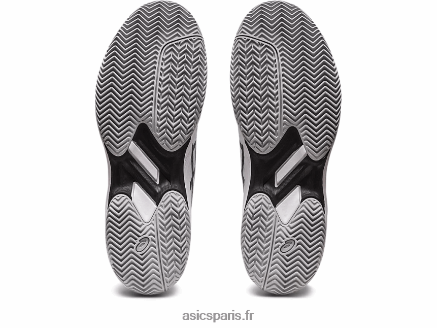 Hommes Asics gel-jeu 9 argile/oc BXL8B2432 blanc noir