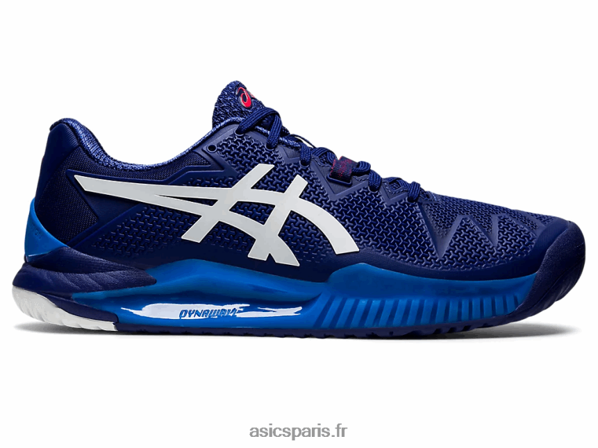 Hommes Asics gel-résolution 8 BXL8B21165 bleu marine/blanc