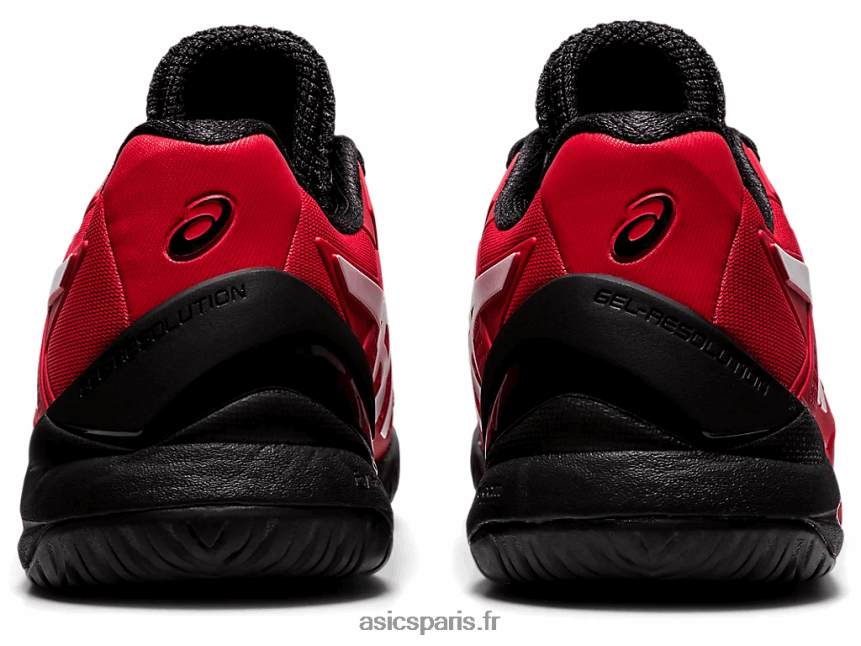 Hommes Asics gel-résolution 8 BXL8B21747 rouge électrique/blanc