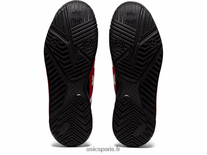 Hommes Asics gel-résolution 8 BXL8B21747 rouge électrique/blanc