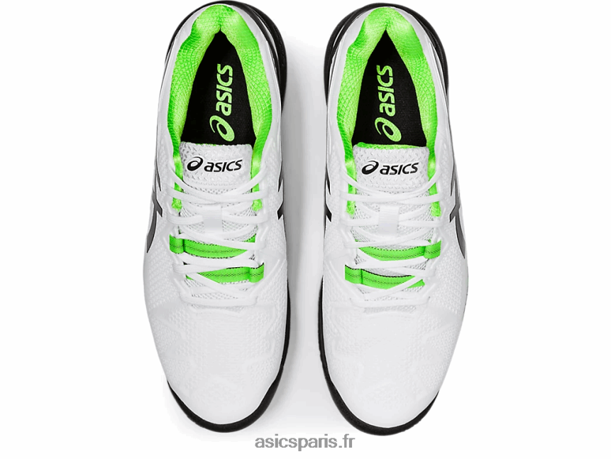 Hommes Asics gel-résolution 8 BXL8B21852 gecko blanc/vert