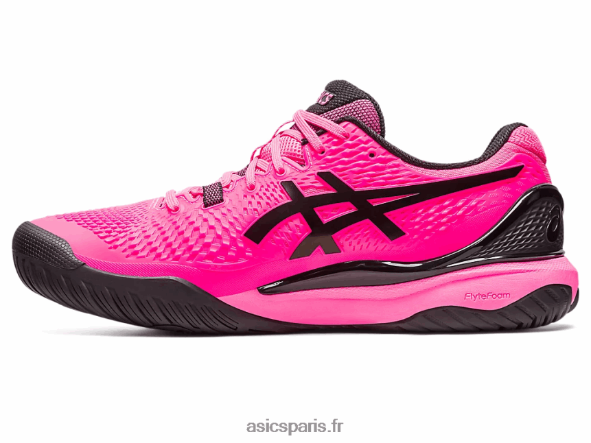 Hommes Asics gel-résolution 9 BXL8B245 rose vif/noir